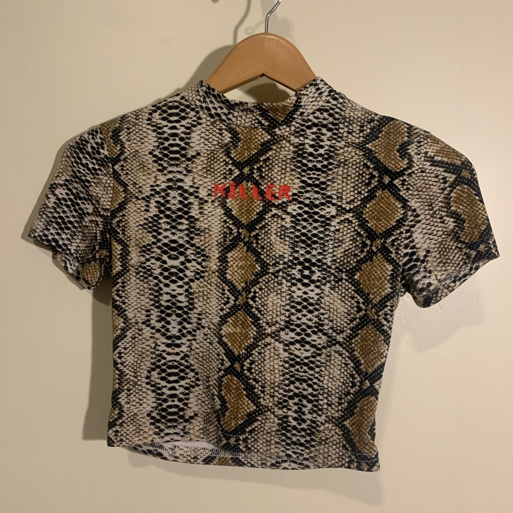 Snake skin shirt